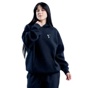Midnight Black Revive Heavy Weight Oversized Hoodie – Ultimate Comfort & Soft Fleece