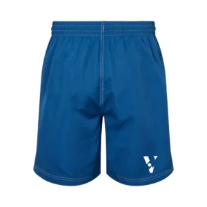Classic Blue Men’s Sportstyle Swimming Trunks – Regular Fit with Adjustable Waist and Pockets