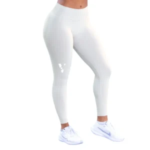 High Stretch Ribbed Waist Leggings – Durable & True-to-Size Fit