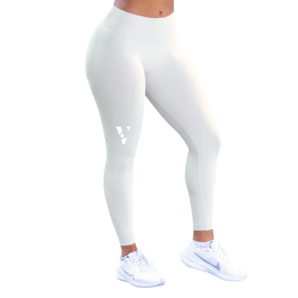 High Stretch Ribbed Waist Leggings – Durable & True-to-Size Fit