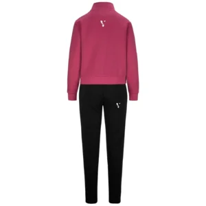 Women’s Sportstyle Tracksuit with Kangaroo Pockets – Brushed Fleece, Regular Fit