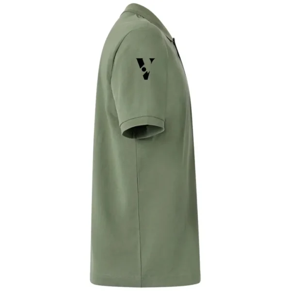 Olive Green Men’s Cotton Sportstyle Polo Shirt – Regular Fit, Signature Logo