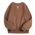 Round Neck Plain Fleece Sweatshirt – Cozy & Classic