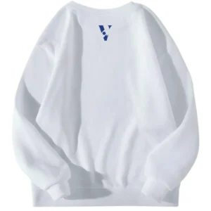 Round Neck Plain Fleece Sweatshirt – Cozy & Classic