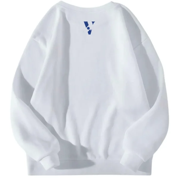 Round Neck Plain Fleece Sweatshirt – Cozy & Classic