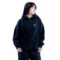 Midnight Black Revive Heavy Weight Oversized Hoodie – Ultimate Comfort & Soft Fleece