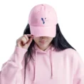Light Rose Pink Dad Cap