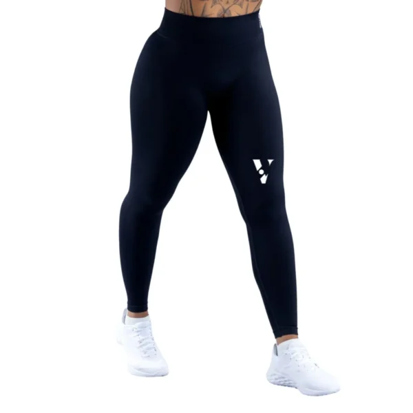 High Stretch Ribbed Waist Leggings – Durable & True-to-Size Fit
