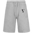 Grey Men’s Sport Street Shorts – Regular Fit Cotton Blend with Elastic Waistband
