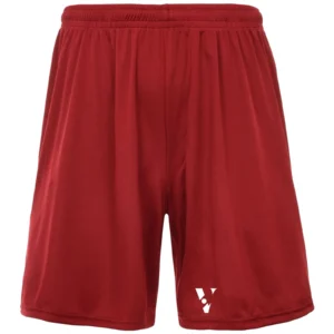 Red Men’s Football Shorts – Regular Fit with Elastic Waist and Drawcord