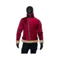 Men’s Leather Jacket with Artificial Fur