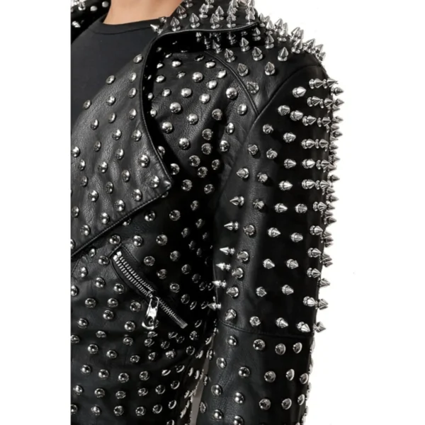 Men’s Punk Rock Studded Jacket 4-min