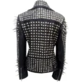 Women Heavy Studded Biker Jacket