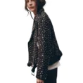 Women Studded Leather Jacket