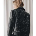 Women Studded Leather Jacket