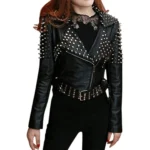 Women’s Fully Spiked Punk Jacket