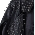 Women’s Punk Rock Spiked Jacket 4-min