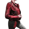Women’s Spiked Punk Biker Jacket 2-min