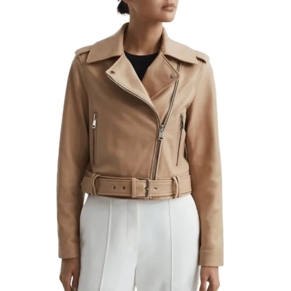Women’s Fashion Motorcycle Jacket 2-min