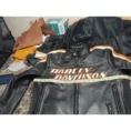 Harley Davidson Biker Racing Leather Jacket 3-min