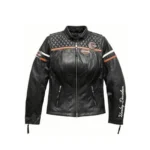 Women’s Harley Davidson Cowhide Motorcycle Leather Jacket