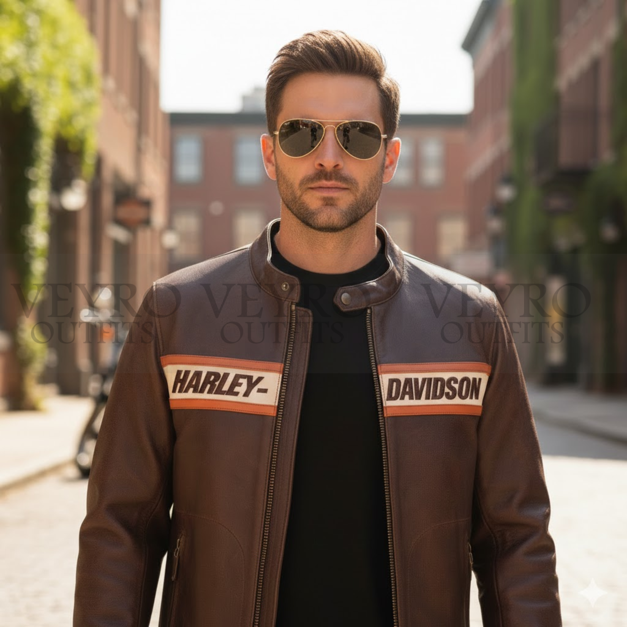 Harley-Davidson Men’s Victory Lane Vintage Distressed Leather