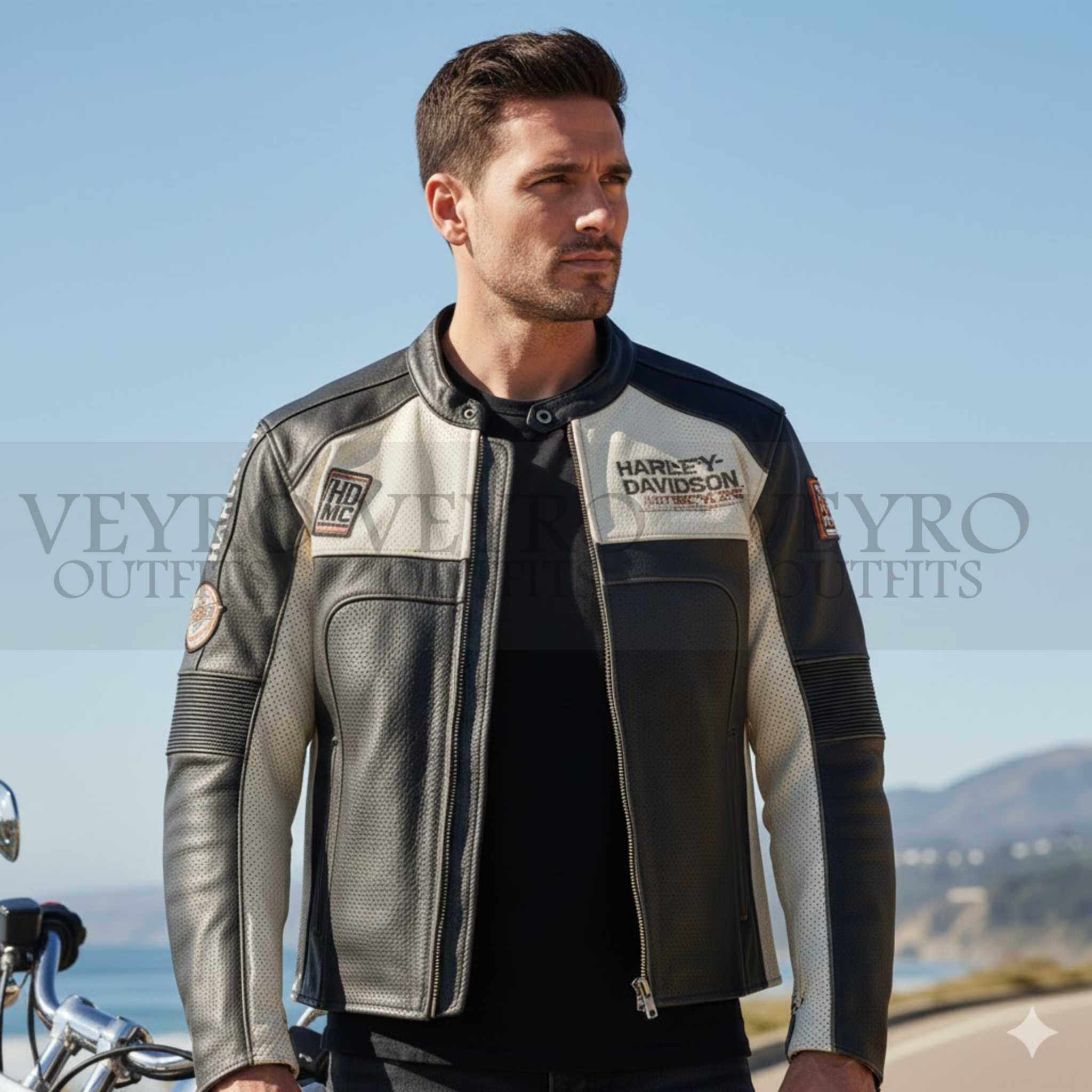 Harley-Davidson Jacket | Motorway Perforated Leather Riding Jacket