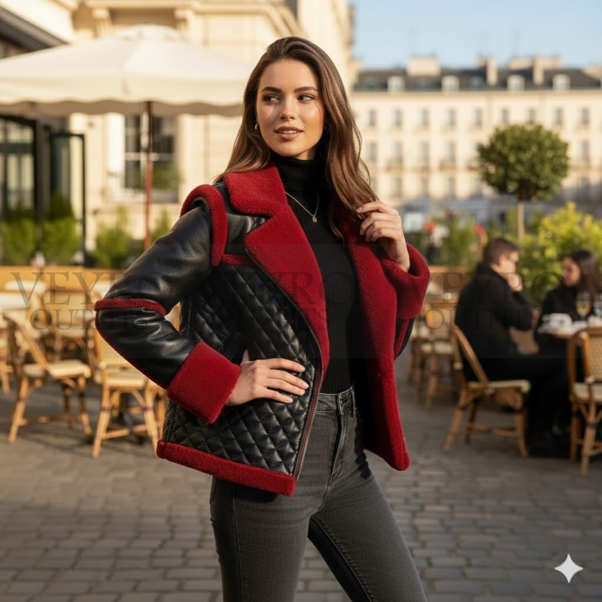 The Diamondback Shearling Jacket