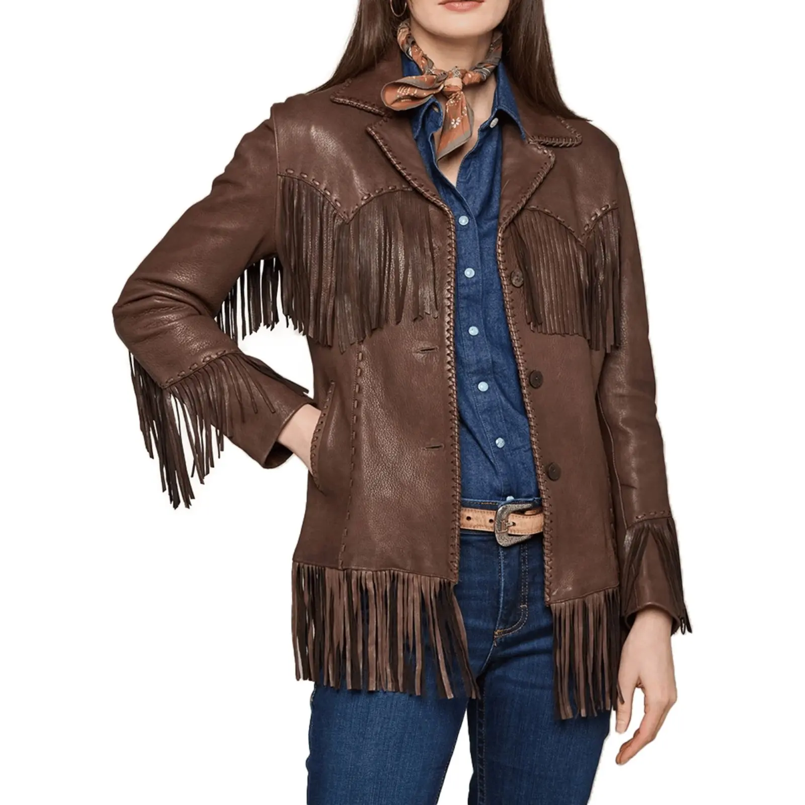 Women’s Brown Cowboy Jacket