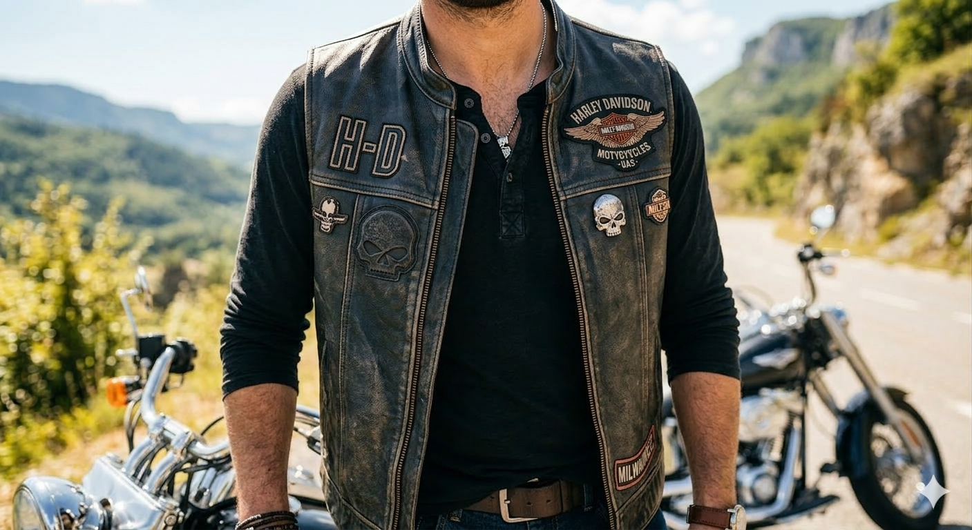 Men's Harley-Davidson vest