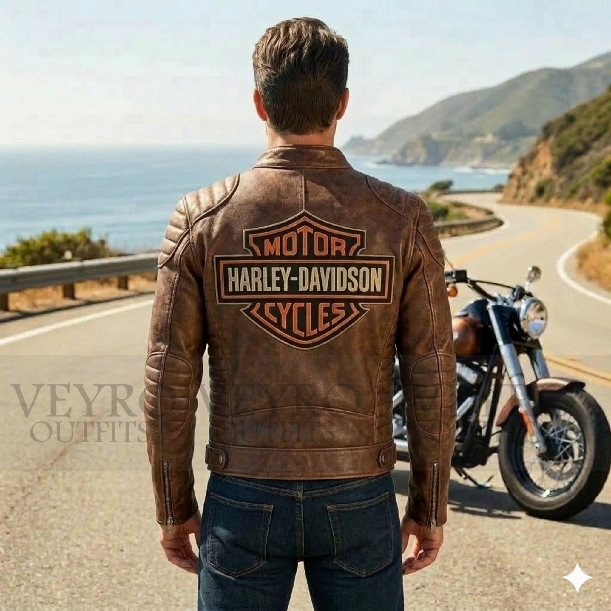 men's biker jacket