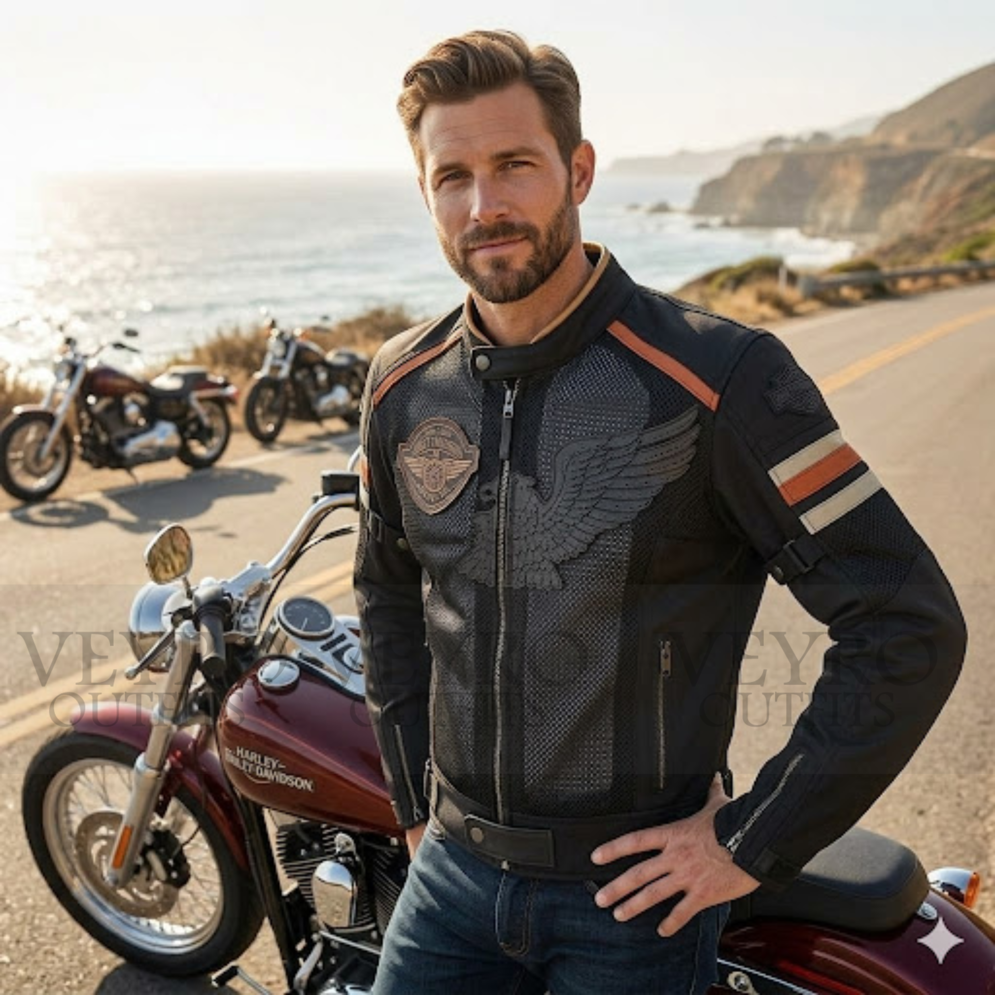 hybrid biker jacket