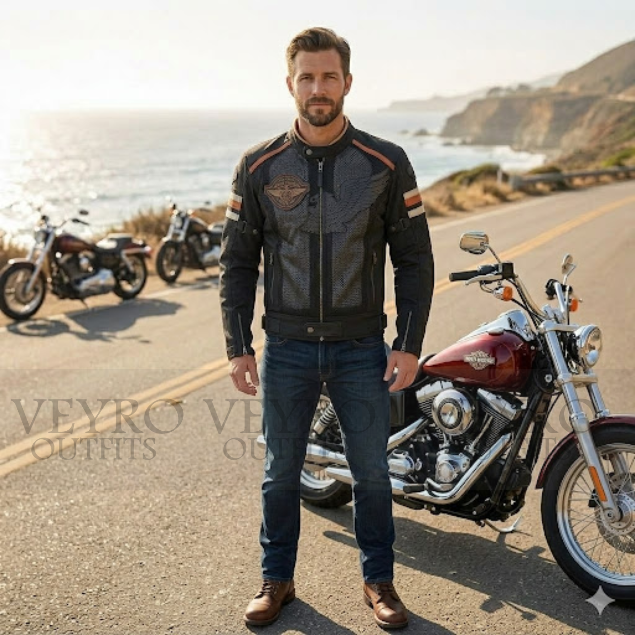 hybrid biker jacket