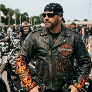Harley Davidson Flaming Eagle Jacket