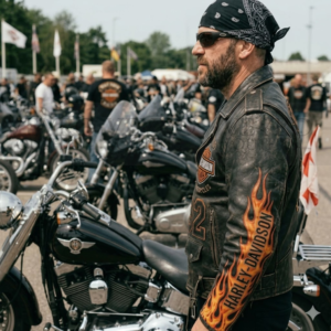 Harley Davidson Flaming Eagle Jacket