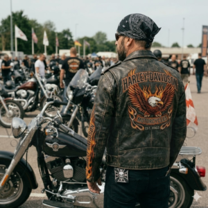 Harley Davidson Flaming Eagle Jacket