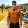 Harley-Davidson eagle leather jacket