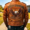 Harley-Davidson eagle leather jacket
