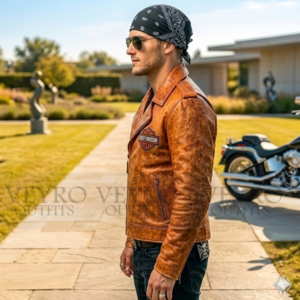 Harley-Davidson eagle leather jacket