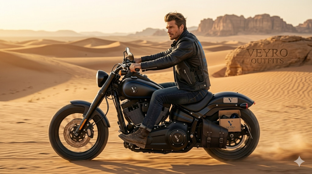 black moto jackets for men