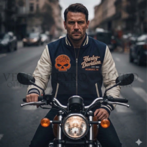harley davidson varsity jacket