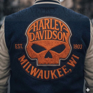 harley davidson varsity jacket