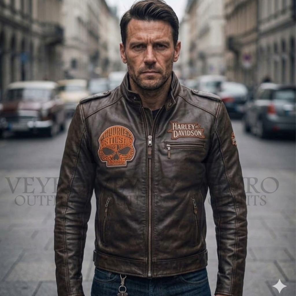 Biker Jackets Harley Davidson Lederjacke 4xl Harley-Davidson Skull