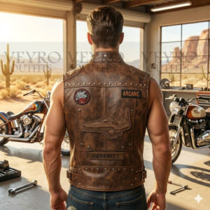 Cyberpunk biker vest