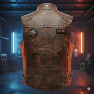 Cyberpunk biker vest