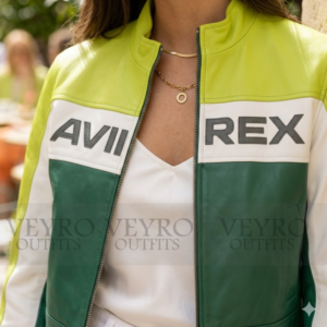 cropped leather jacket