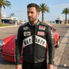 racing leather jacket vintage MotoGP
