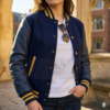Navy & Gold Varsity Jacket