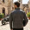 leather riding jacket