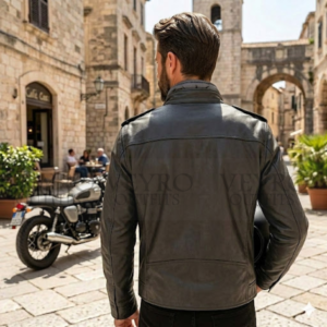 leather riding jacket